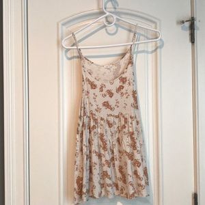 Patterned long tank top